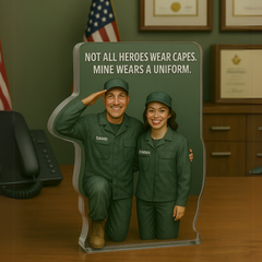 Not All Heroes Wear Caps, Mine Wears A Uniform